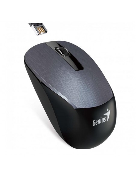 Mouse Genius Wireless - Nx-7015 - 1600 Dpi - Gris