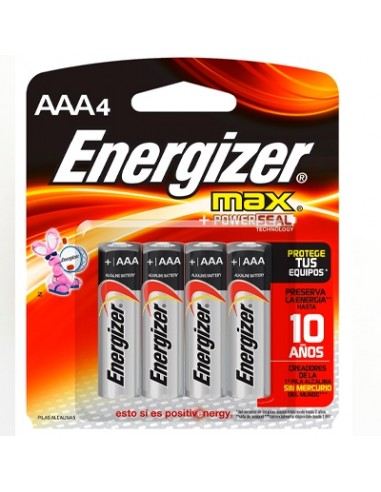 Pilas Energizer Aaa - Blister X 4 Unid