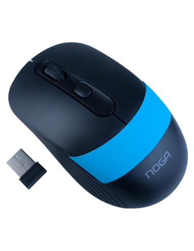 Mouse Inalámbrico USB Azul NGM-18